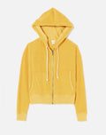 Sweat 90S Zip Up Terry Hoodie - Marigold