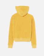 Sweat 90S Zip Up Terry Hoodie - Marigold