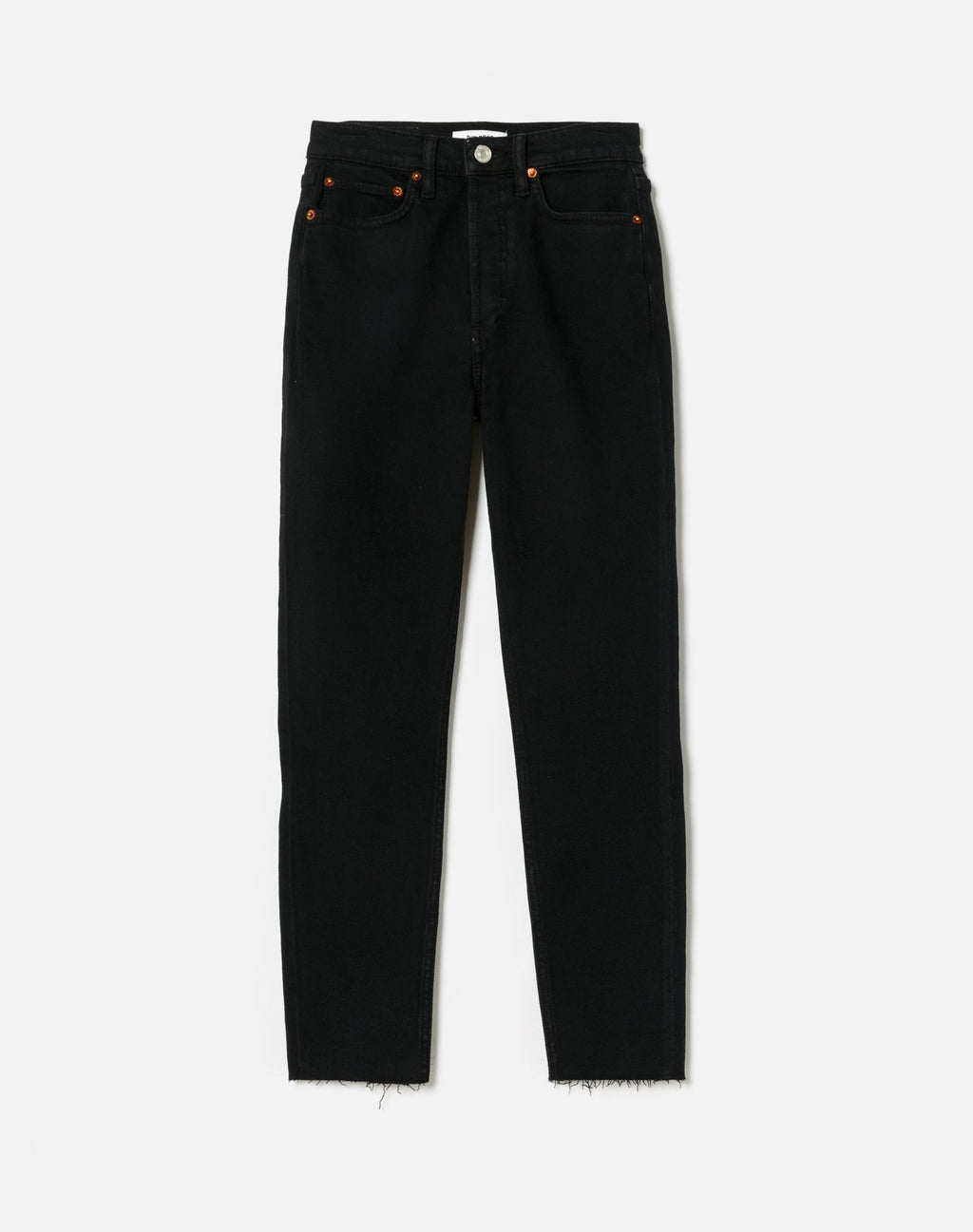 Jean 90S High Rise Ankle Crop - Jet Blue Black
