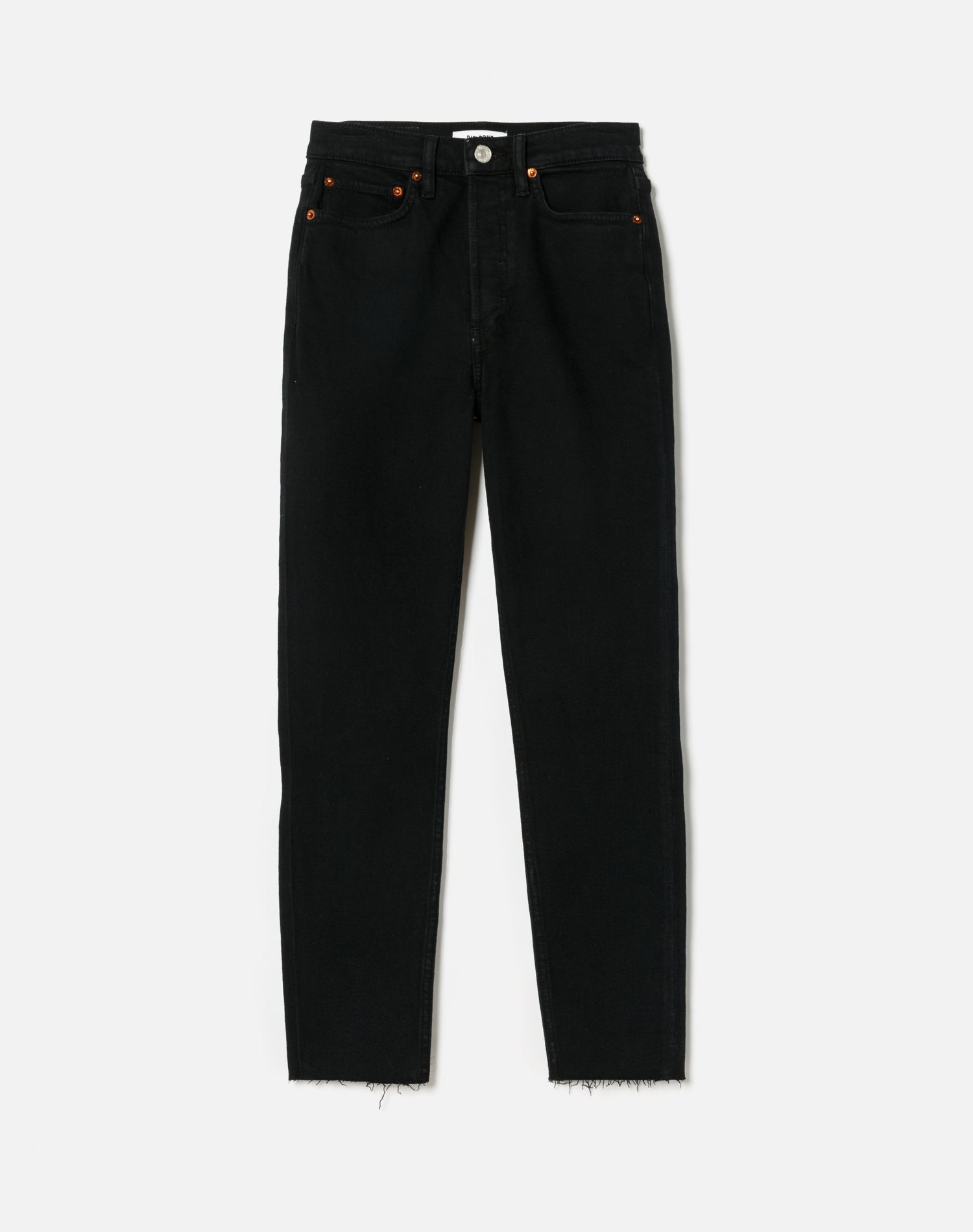 Jean 90S High Rise Ankle Crop - Jet Blue Black
