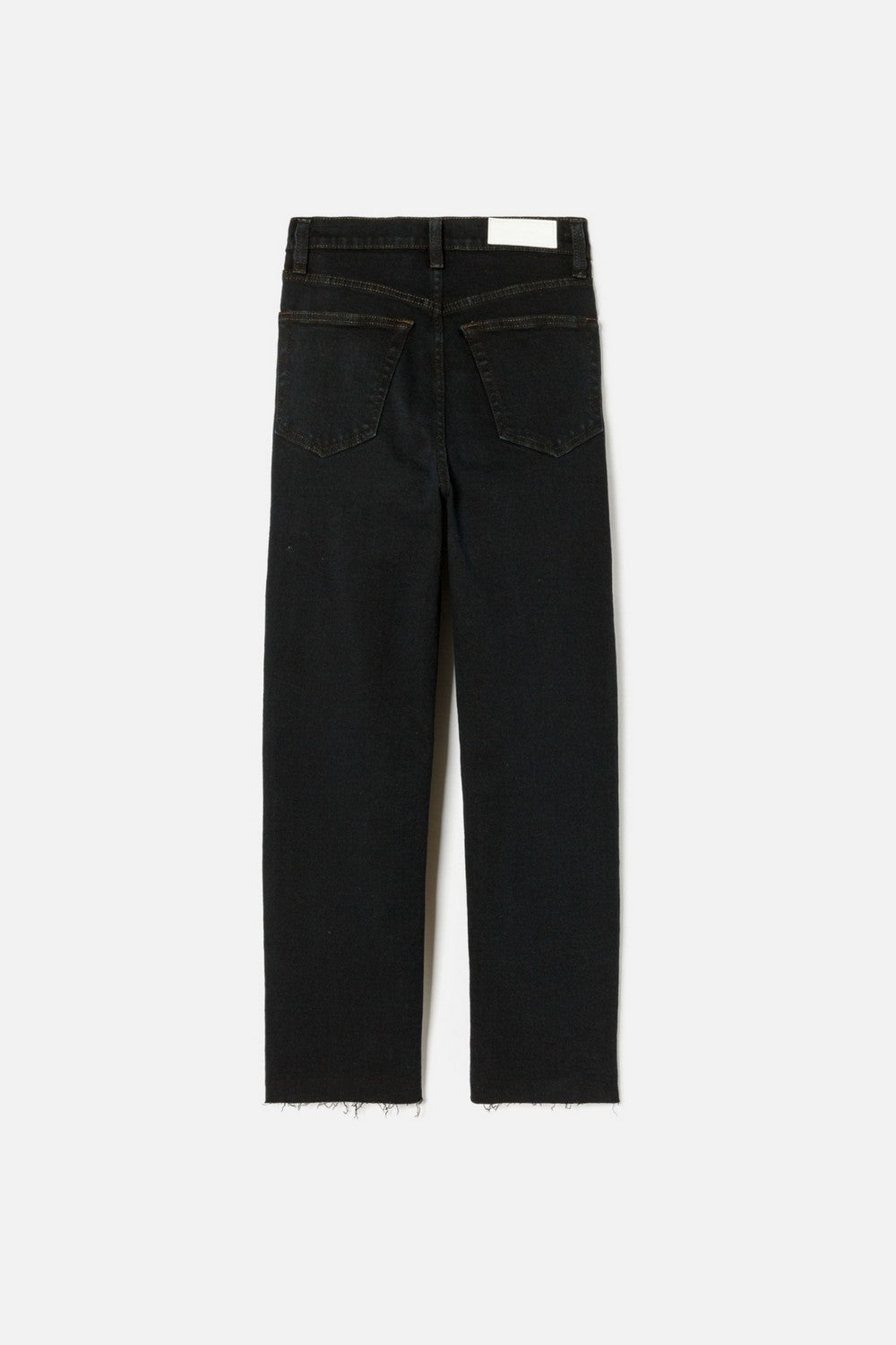 Jean 70S Ultra High Rise Stove Pipe - Jet Blue Black