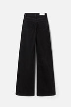 Jean 70S Ultra High Rise Wide Leg - Black Stone