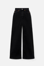 Jean 70S Ultra High Rise Wide Leg - Black Stone