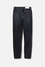 Jean 90S High Rise Ankle Crop - Washed Noir