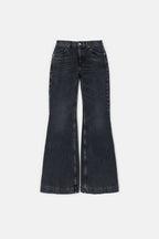 Jean 70S Low Rise Bell Bottom - Broken Black