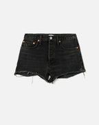 Short 70S High Rise - Broken Black