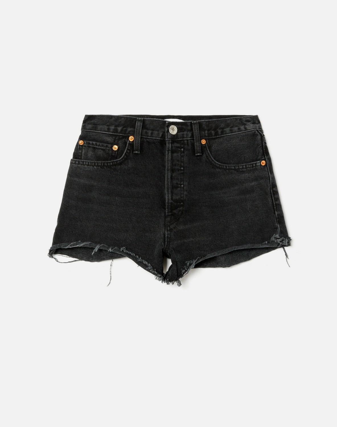 Short 70S High Rise - Broken Black
