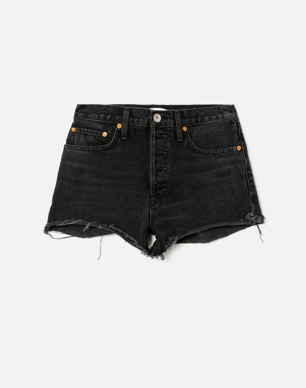 Short 70S High Rise - Broken Black