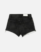 Short 70S High Rise - Broken Black