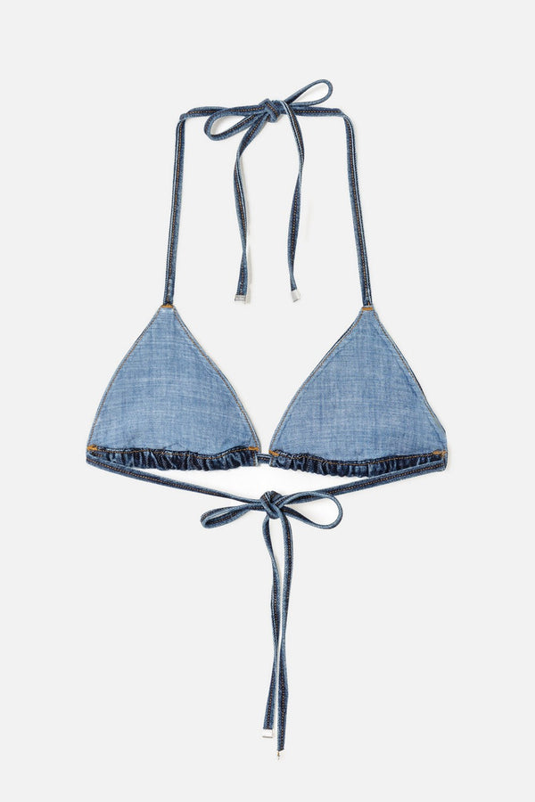 Top Denim Triangle - Faded Rider