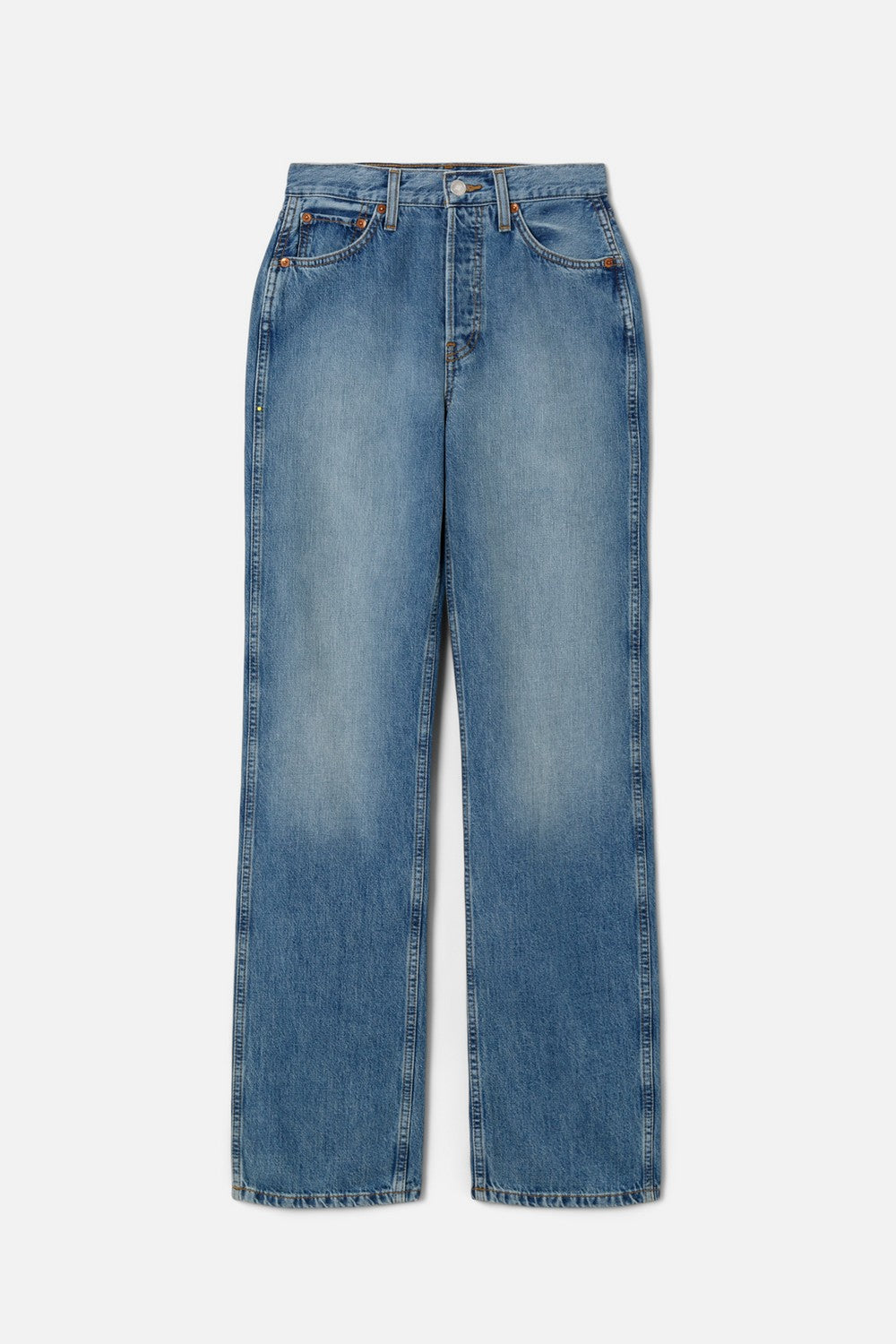 Jean 90S High Rise Loose - Mid Fade