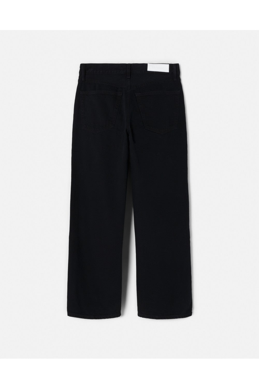 Jean Loose Crop - Black Flow