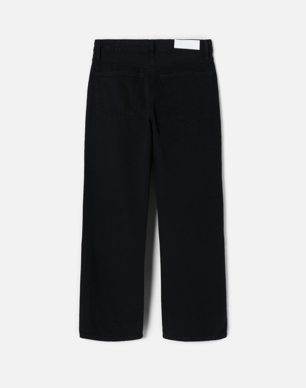 Jean Loose Crop - Black Flow