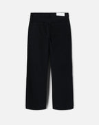 Jean Loose Crop - Black Flow