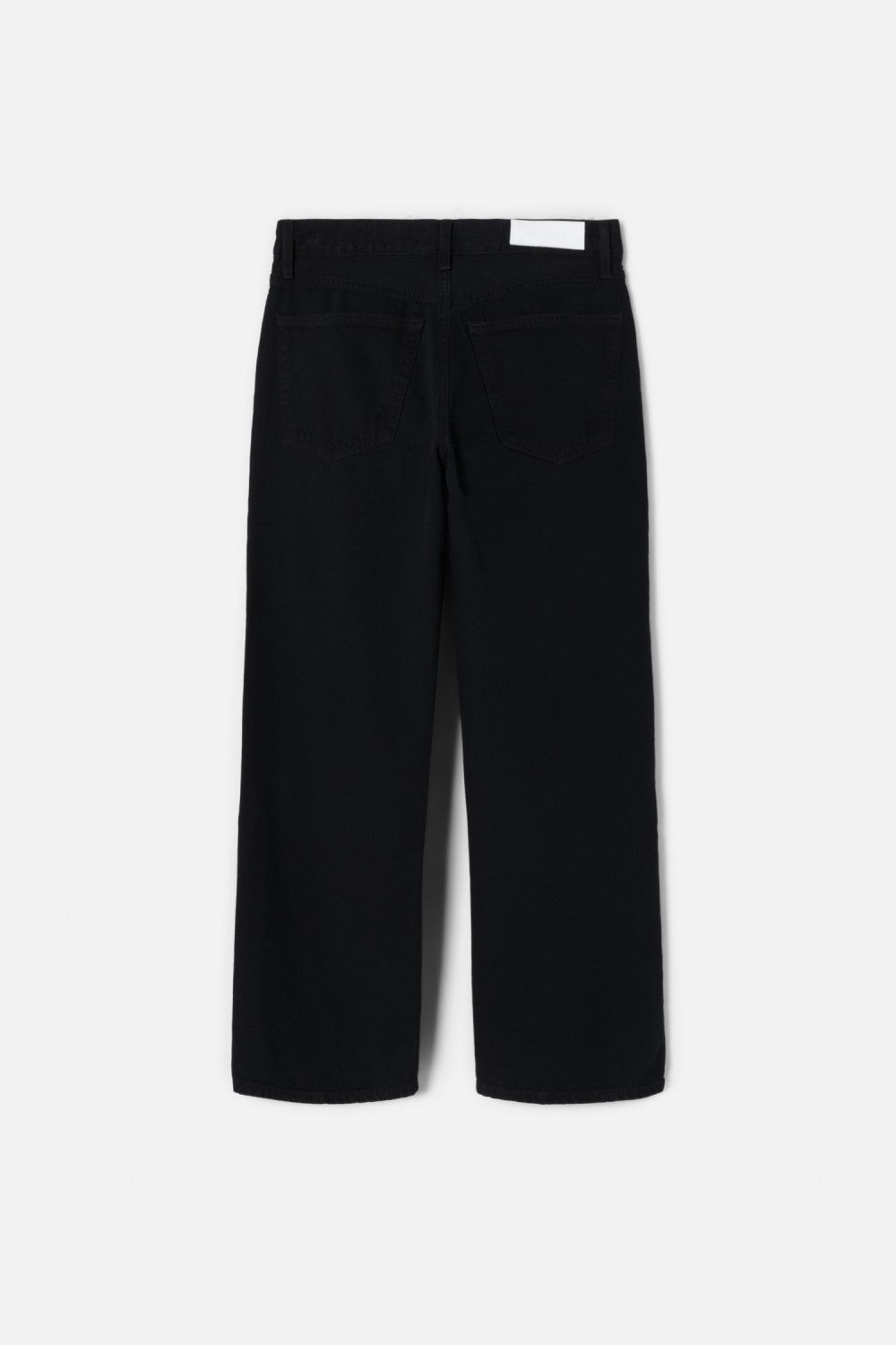 Jean Loose Crop - Black Flow