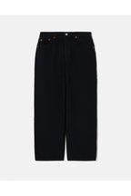 Jean Loose Crop - Black Flow