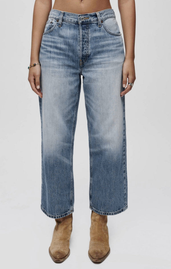 Jean Loose Crop - Vintage Flow
