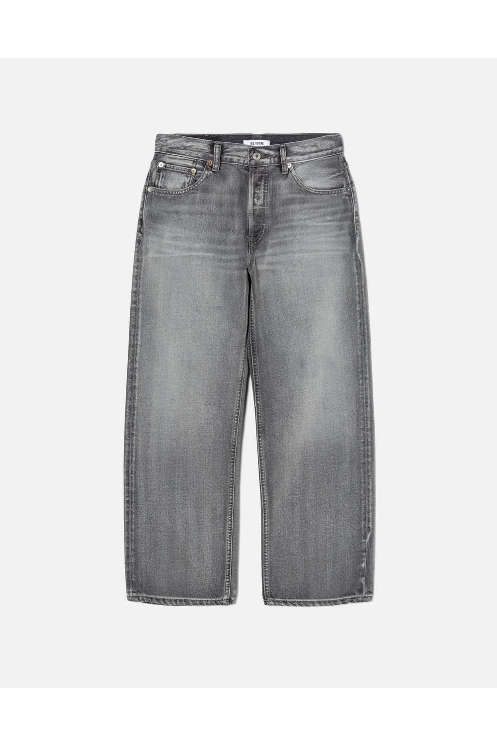 Jean Loose Crop - Grigio