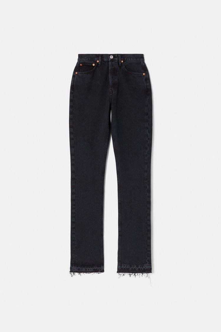 Jean 70S High Rise Skinny Boot - Washed Black