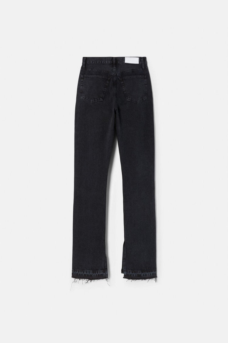 Jean 70S High Rise Skinny Boot - Washed Black