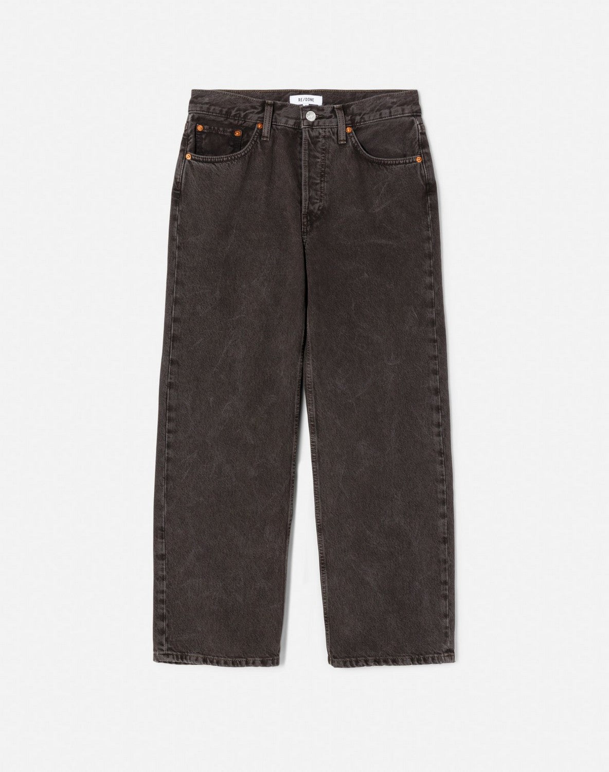Jean Loose Crop - Cocoa