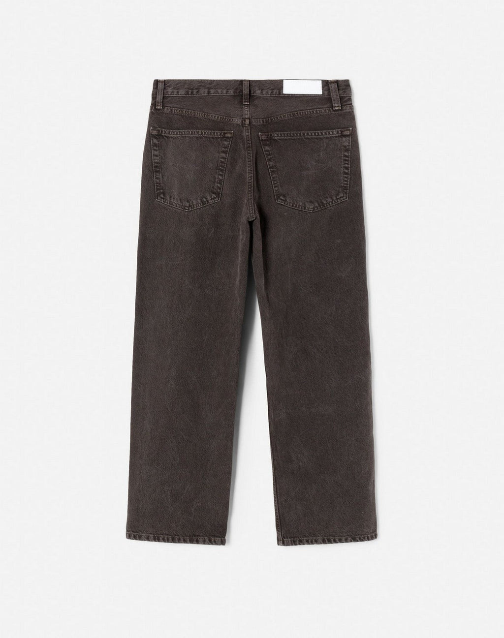 Jean Loose Crop - Cocoa
