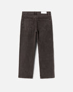 Jean Loose Crop - Cocoa