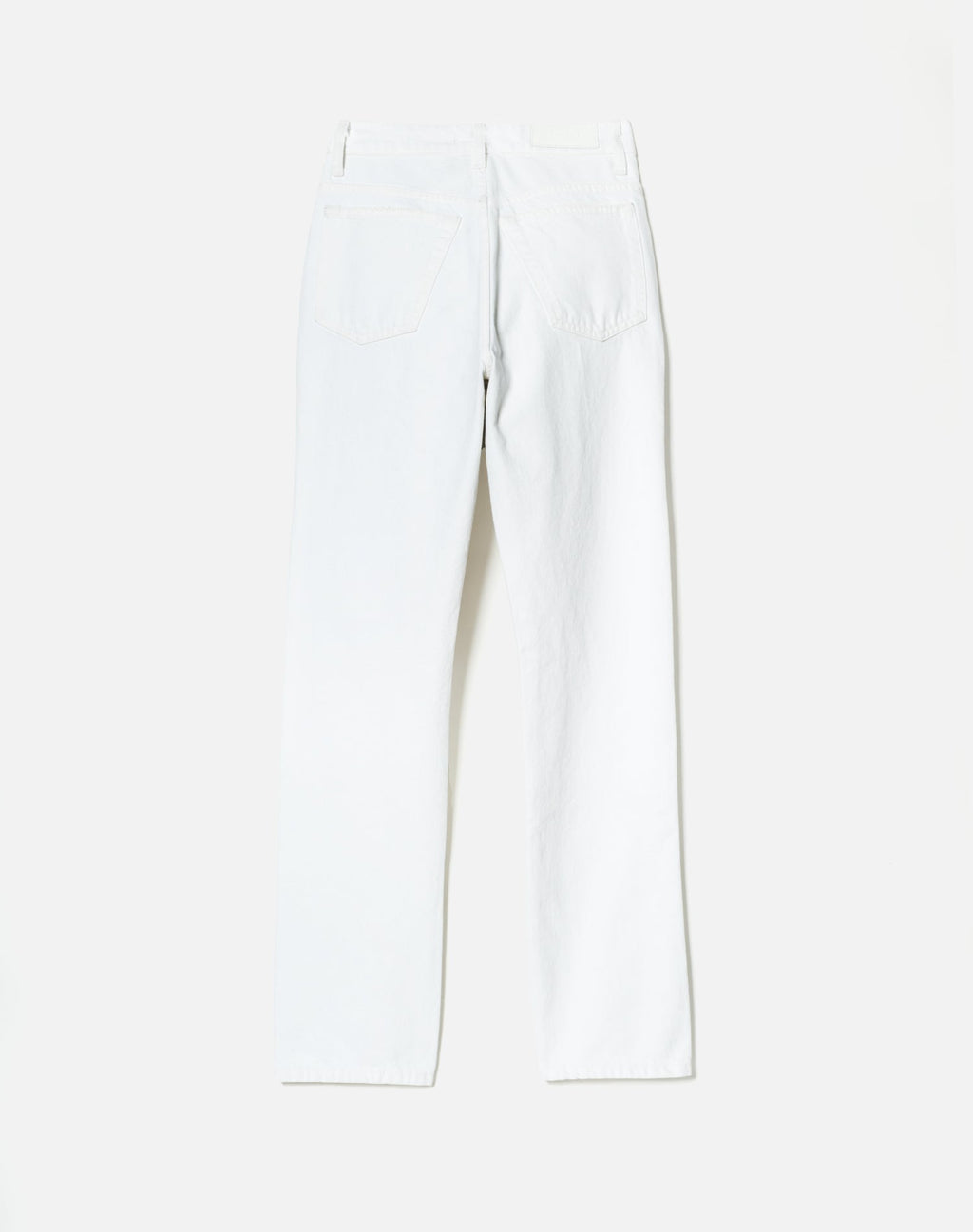 Jean 70S Straight - White With Rips