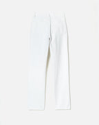 Jean 70S Straight - White With Rips