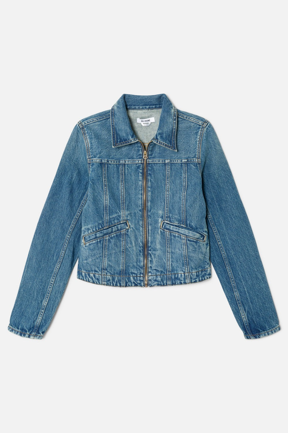 Veste Slim Zip - Crafted Indigo