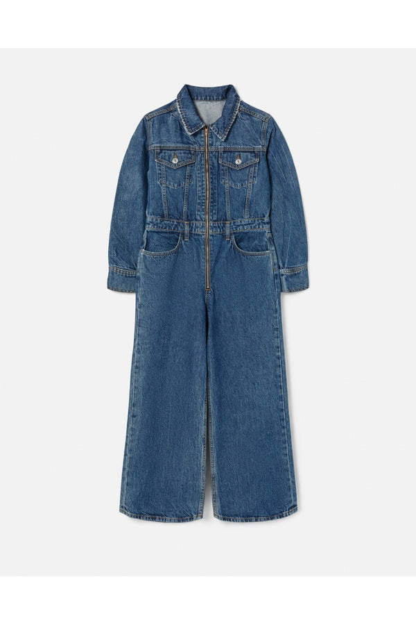 Combinaison Wide Leg - Rustic Indigo