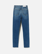 Jean 90S High Rise Ankle Crop - Vintage Indigo Destr
