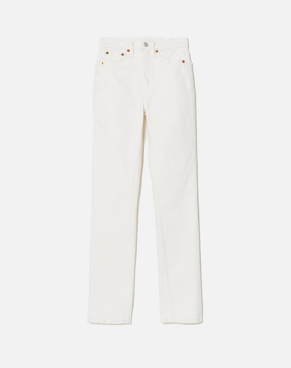 Jean 80S Slim Straight - Vintage White