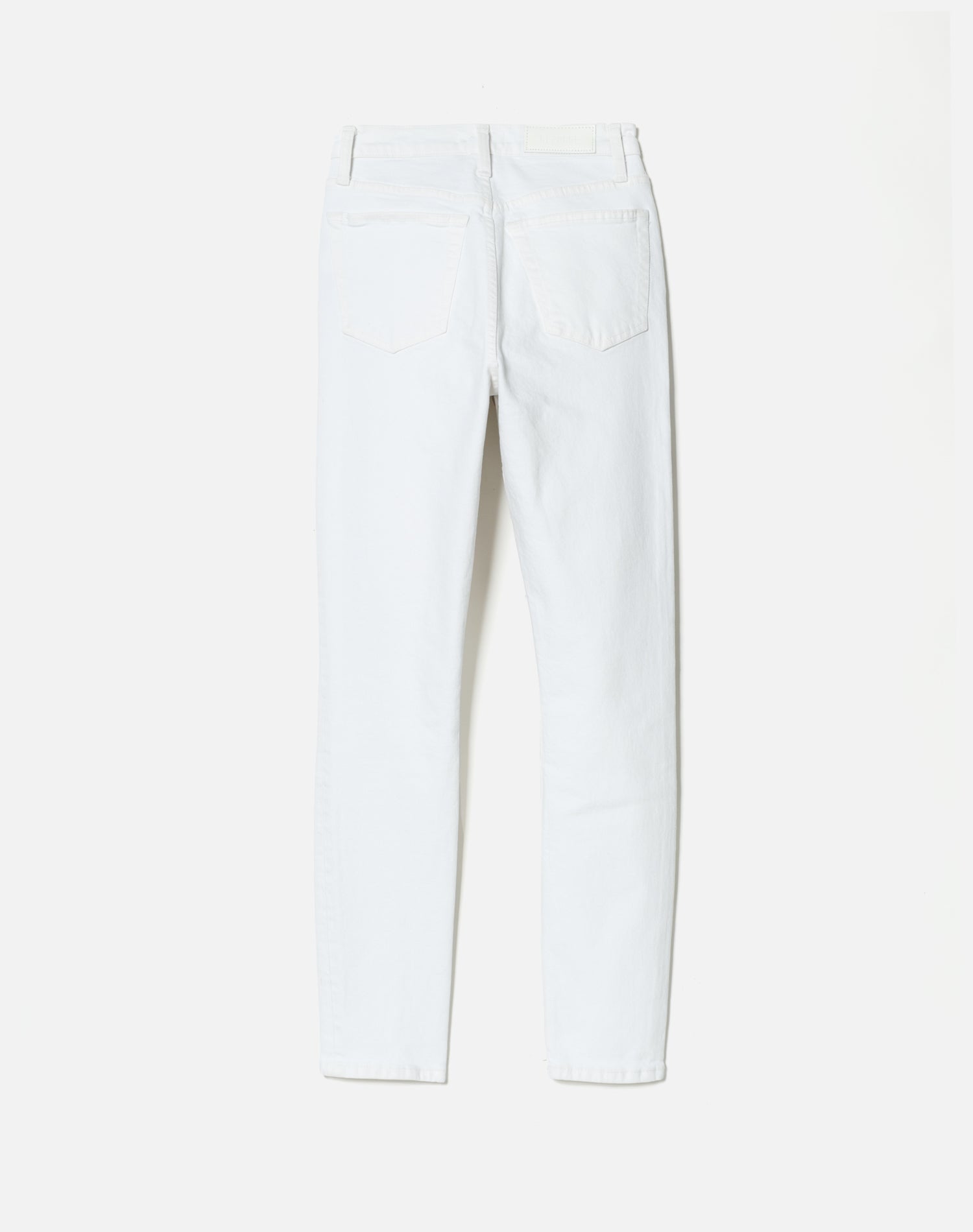 Jean 90S High Rise Ankle Crop - White Destroyed