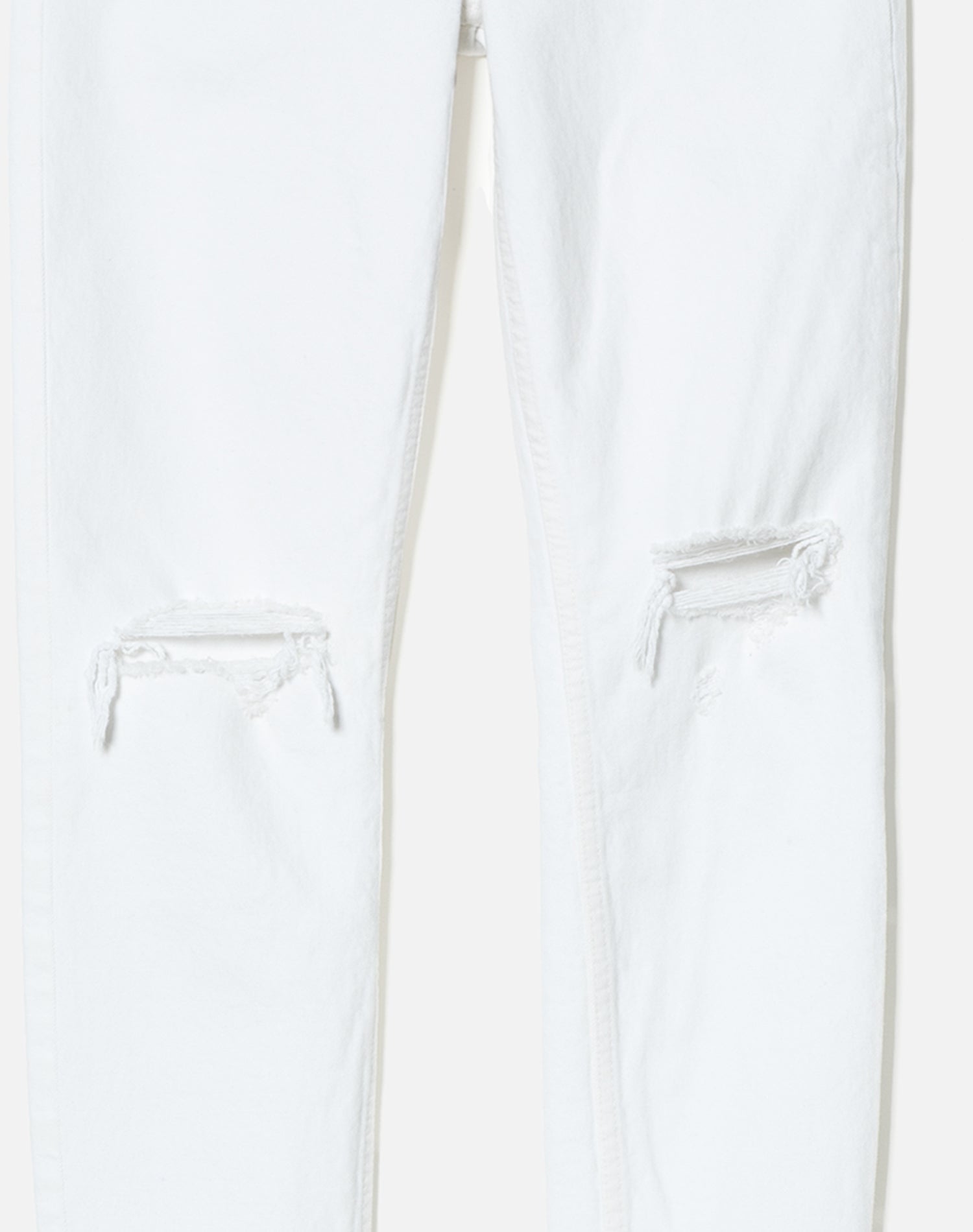 Jean 90S High Rise Ankle Crop - White Destroyed