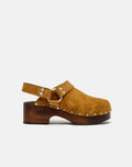 Sabots 70S Studded Slingback - Cuoio Suede