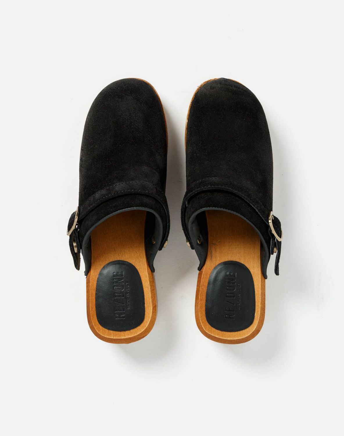 Sabots 70S Classic - Black Suede