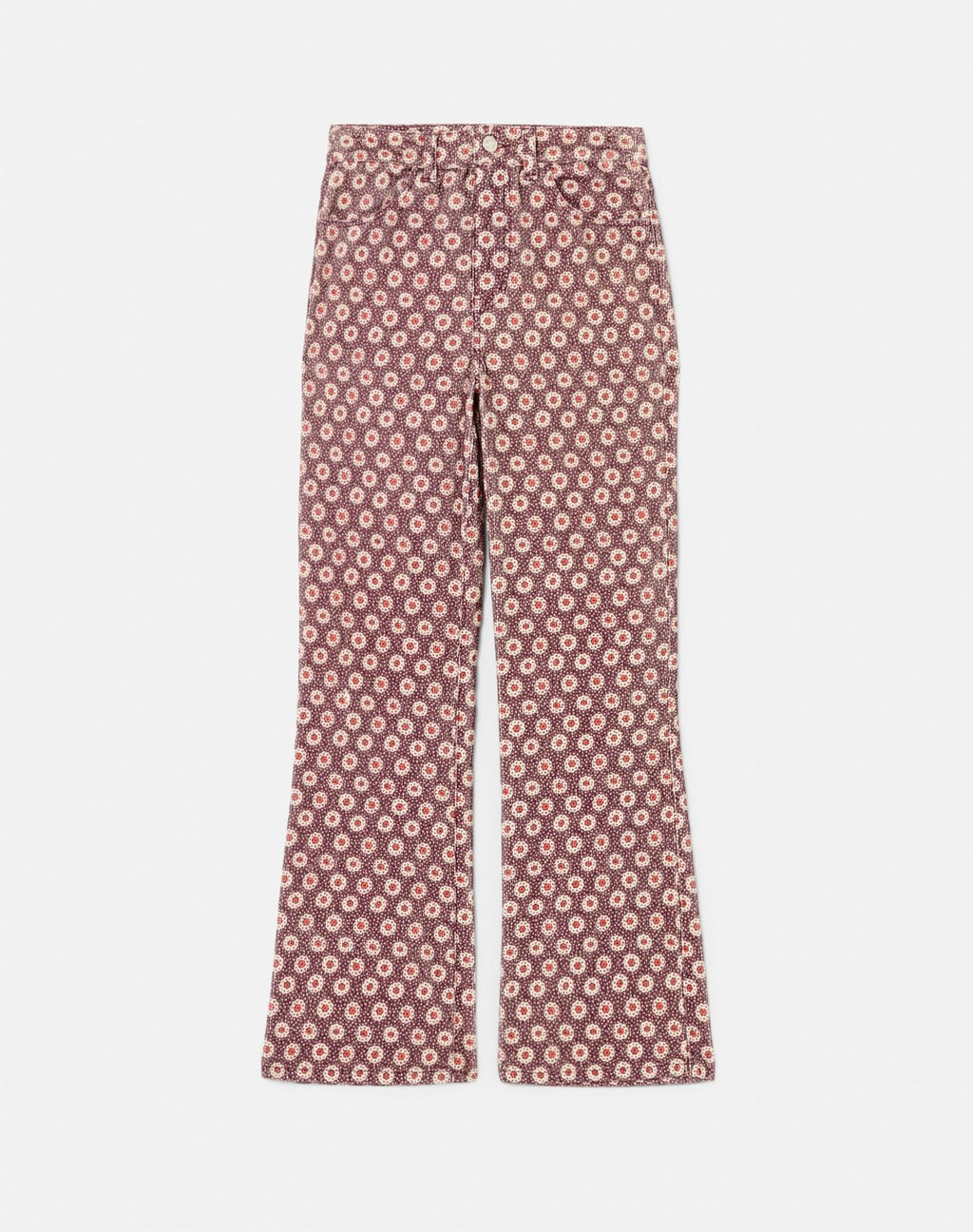 Jean 70S Loose Flare - Plum Stamp