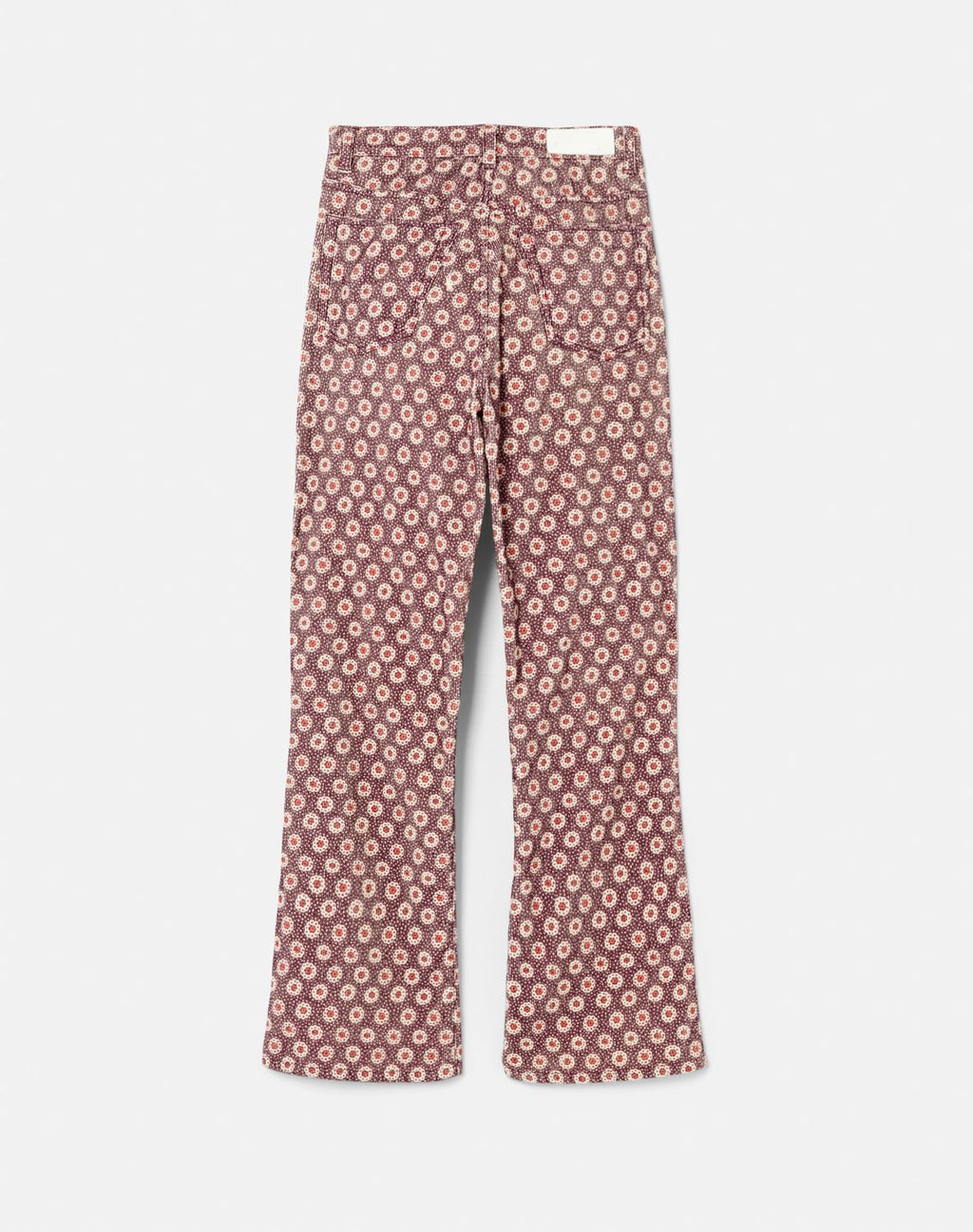 Jean 70S Loose Flare - Plum Stamp