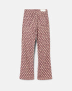 Jean 70S Loose Flare - Plum Stamp