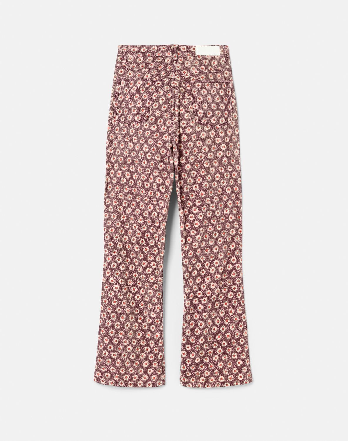Jean 70S Loose Flare - Plum Stamp