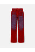 Jean 70S Bootcut - Distressed Red Flock