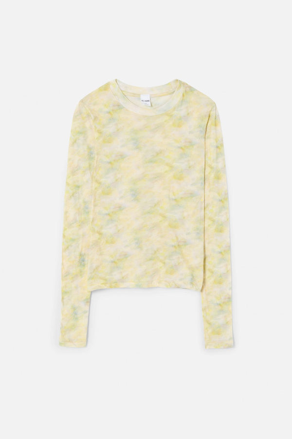 T-Shirt Sheer Long Sleeve - Bumblebee Watercolor