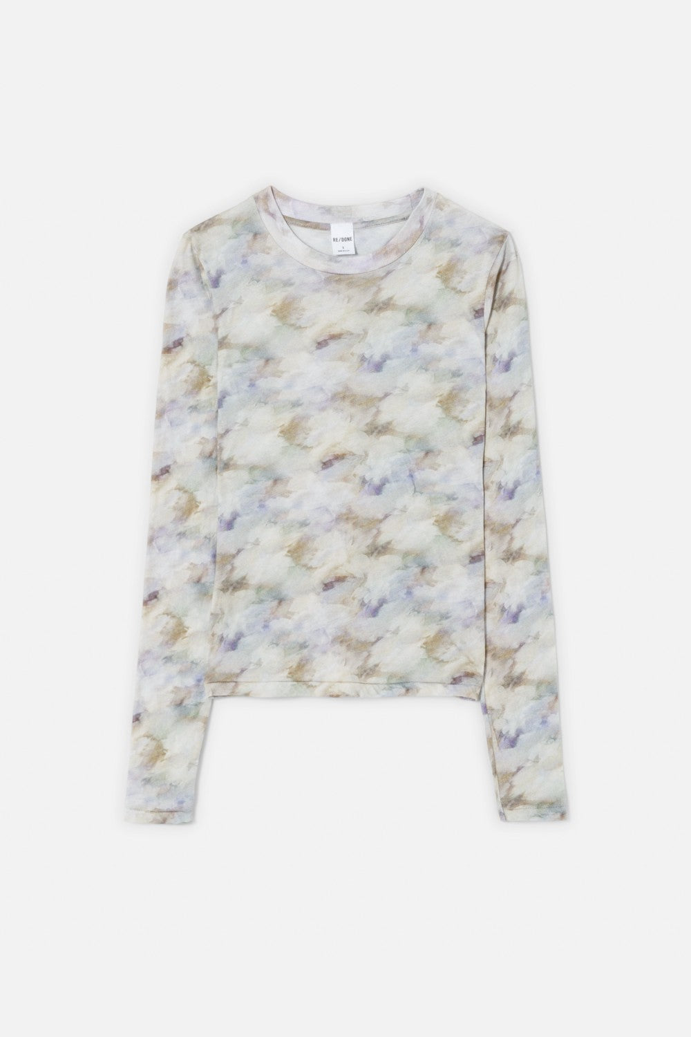 T-Shirt Sheer Long Sleeve - Celestial Watercolor