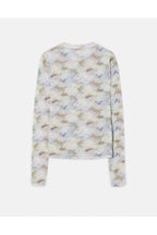T-Shirt Sheer Long Sleeve - Celestial Watercolor