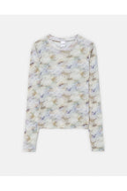 T-Shirt Sheer Long Sleeve - Celestial Watercolor