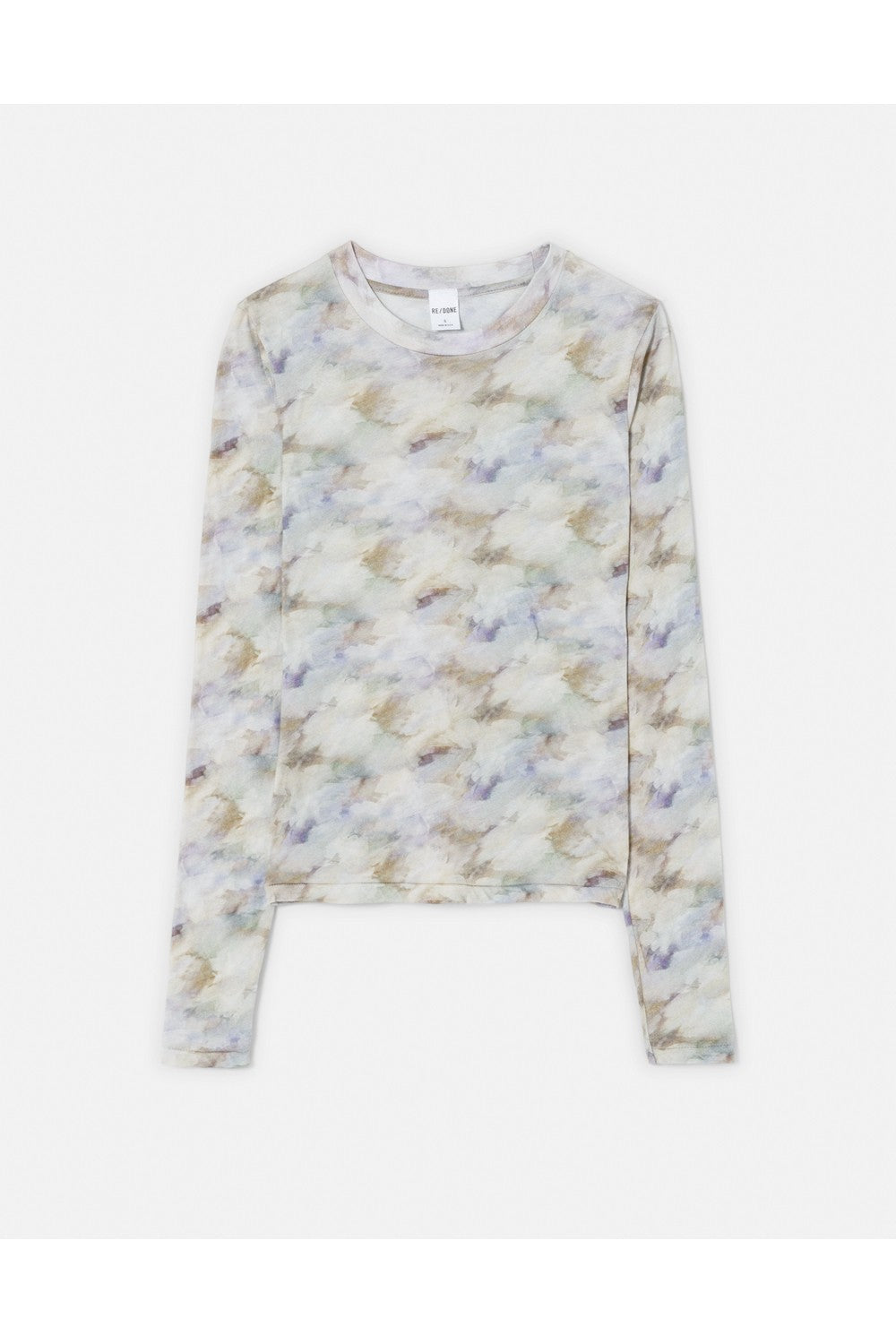 T-Shirt Sheer Long Sleeve - Celestial Watercolor