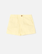Short 90S Trouser - Washed Buttercream