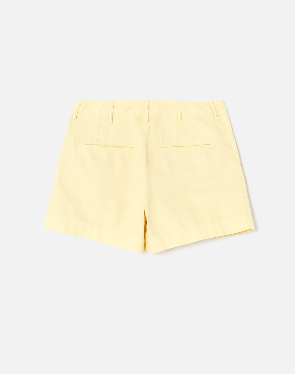 Short 90S Trouser - Washed Buttercream