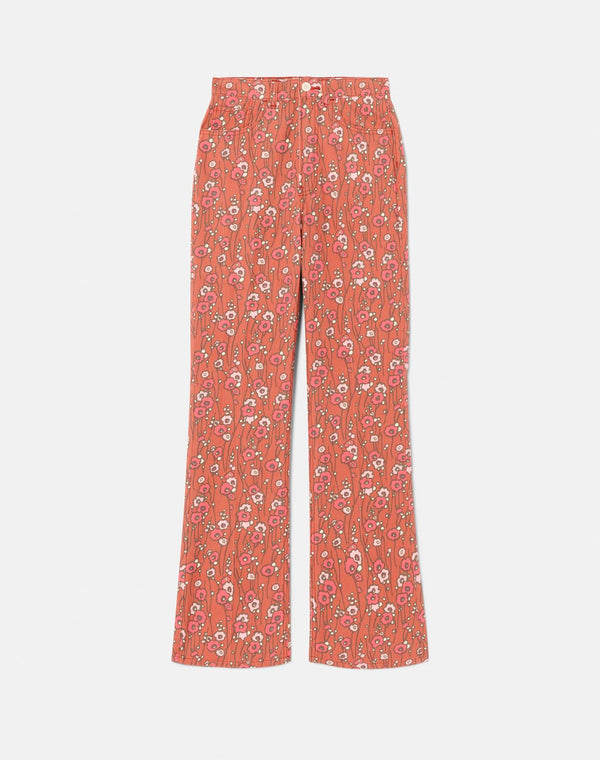 Pantalon 70S Bootcut - Garnet Floral